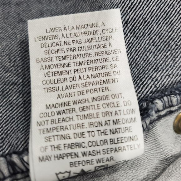 Reitmans - Dark Wash Denim Shorts - Sz 15 - Picture 5 of 6